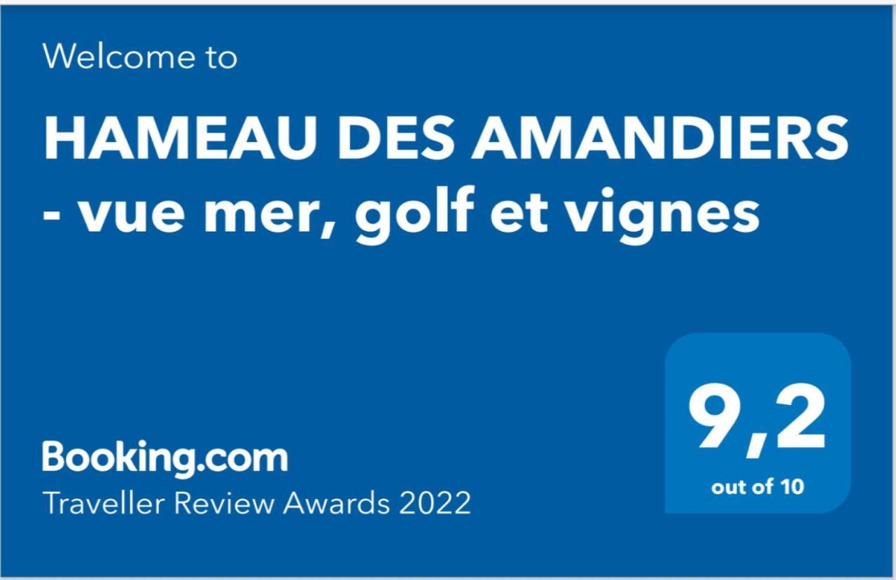 Hameau Des Amandiers - Vue Mer, Golf Et Vignes Apartment Saint-Cyr-sur-Mer Exterior foto