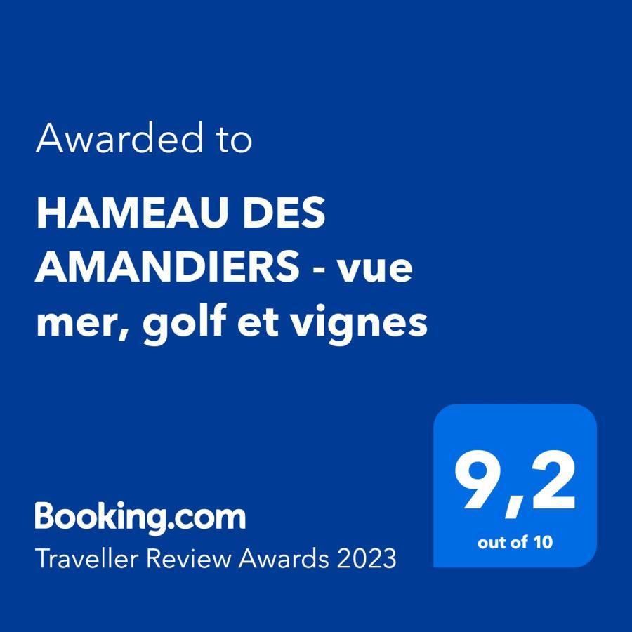 Hameau Des Amandiers - Vue Mer, Golf Et Vignes Apartment Saint-Cyr-sur-Mer Exterior foto